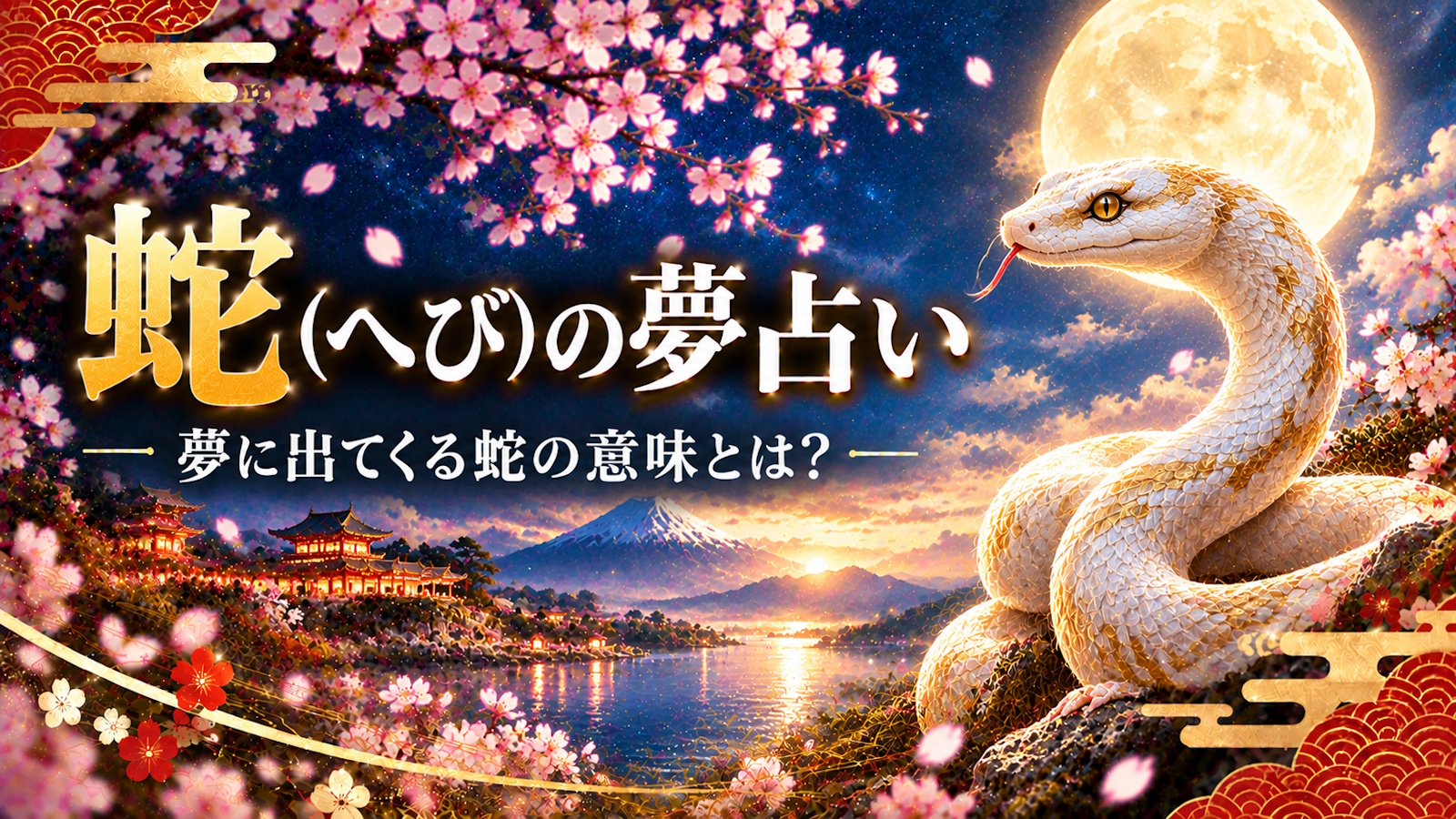 蛇の夢占い