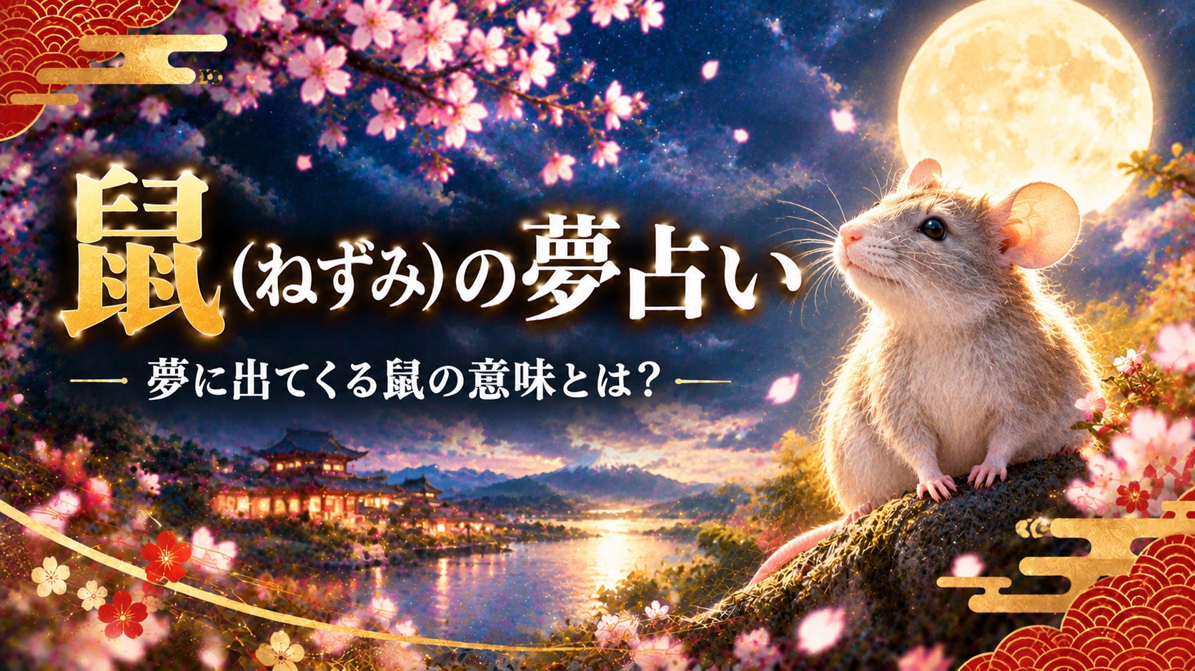 【夢占い】ねずみが出てくる夢（干支の動物たち）